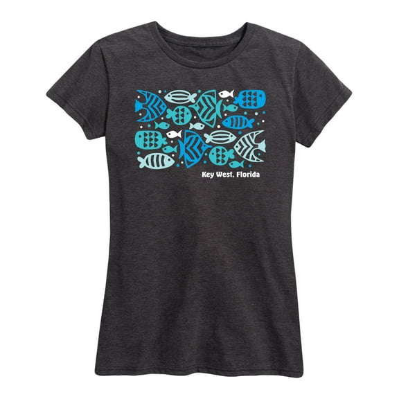 Instant Message - Key West Fish - Women's Short Sleeve Graphic T-Shirt