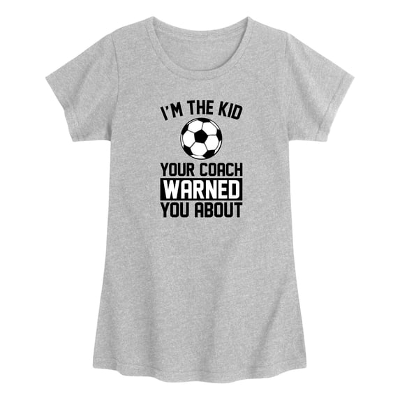 Instant Message - Kid Coached Warned You About Toddler Short Sleeve Graphic T-Shirt