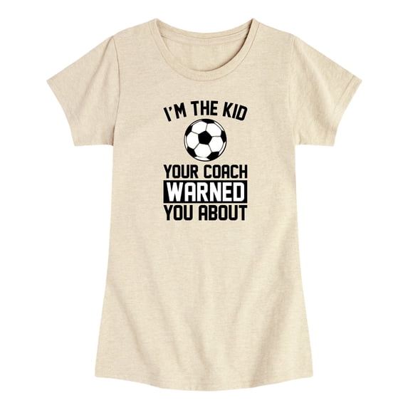 Instant Message - Kid Coached Warned You About Toddler Short Sleeve Graphic T-Shirt