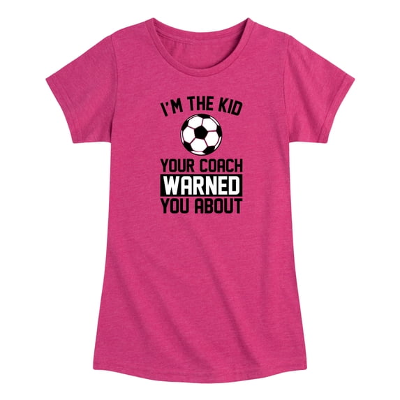 Instant Message - Kid Coached Warned You About Toddler Short Sleeve Graphic T-Shirt