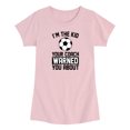 thumbnail image 1 of Instant Message - Kid Coached Warned You About Toddler Short Sleeve Graphic T-Shirt, 1 of 4
