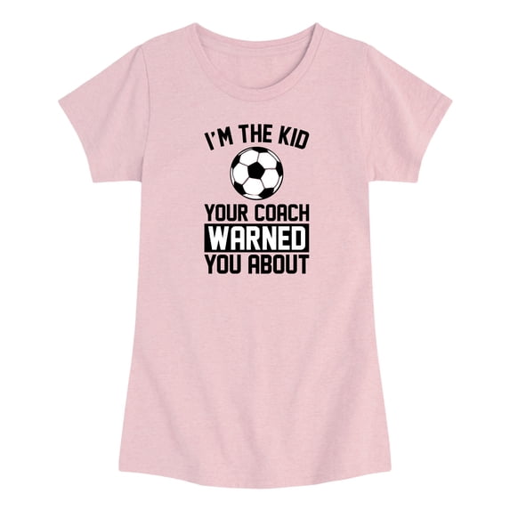 Instant Message - Kid Coached Warned You About Toddler Short Sleeve Graphic T-Shirt