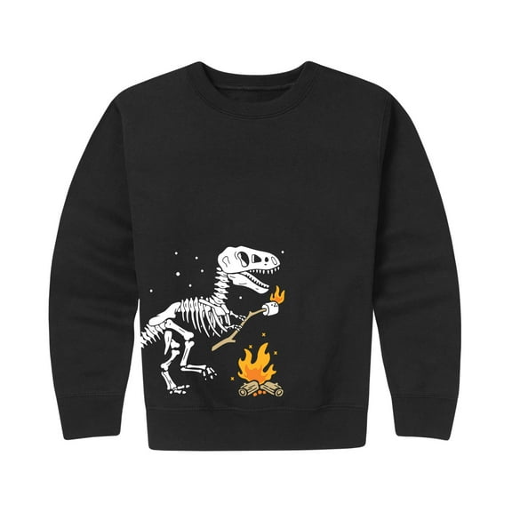 Instant Message - Kids Fall Camping and Pumpkin Patch Crew Neck Pullovers