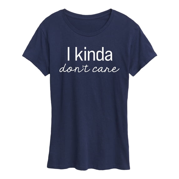 Instant Message - Kinda Don't Care Short Sleeve Graphic T-Shirt