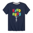 thumbnail image 1 of Instant Message - Kindness Balloons  - Toddler And Youth Short Sleeve Graphic T-Shirt, 1 of 5