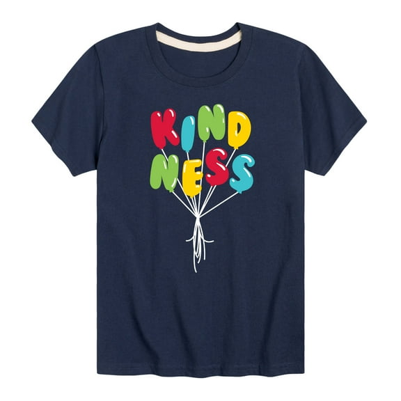Instant Message - Kindness Balloons - Toddler And Youth Short Sleeve Graphic T-Shirt