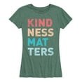 thumbnail image 1 of Instant Message - Kindness Matters - Women's Short Sleeve Graphic T-shirt, 1 of 5