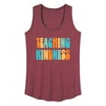 thumbnail image 1 of Instant Message - Kindness Teaching - Women's Racerback Tank Top, 1 of 6