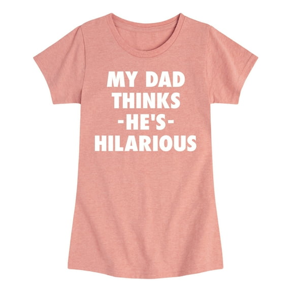 Instant Message - King Of Dad Jokes Hilarious - Toddler & Youth Girls Short Sleeve Graphic T-Shirt
