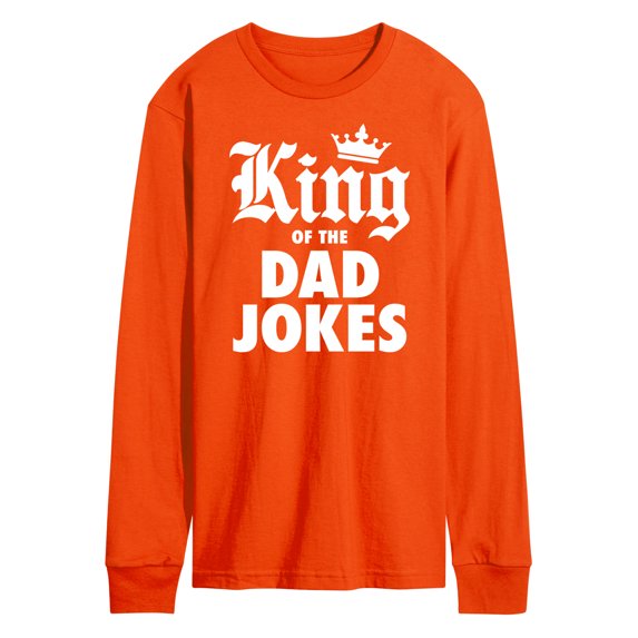 Instant Message - King Of Dad Jokes - Men's Long Sleeve T-Shirt