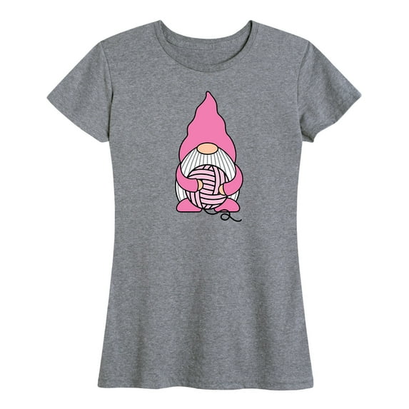 Instant Message - Knitting Gnome - Women's Short Sleeve Graphic T-Shirt