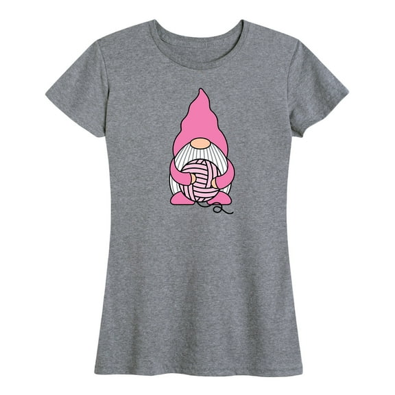 Instant Message - Knitting Gnome - Women's Short Sleeve Graphic T-Shirt