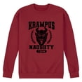 thumbnail image 1 of Instant Message - Krampus Naughty Team - Men's Long Sleeve Crew Fleece Sweatshirt, 1 of 4
