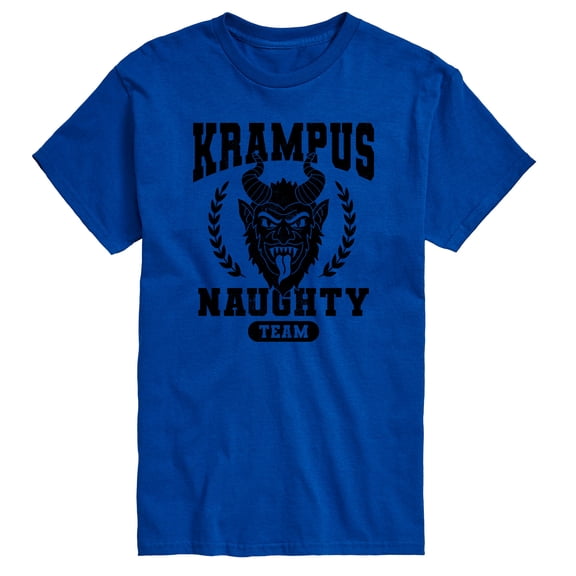 Instant Message - Krampus Naughty Team - Men's Short Sleeve Graphic T-Shirt