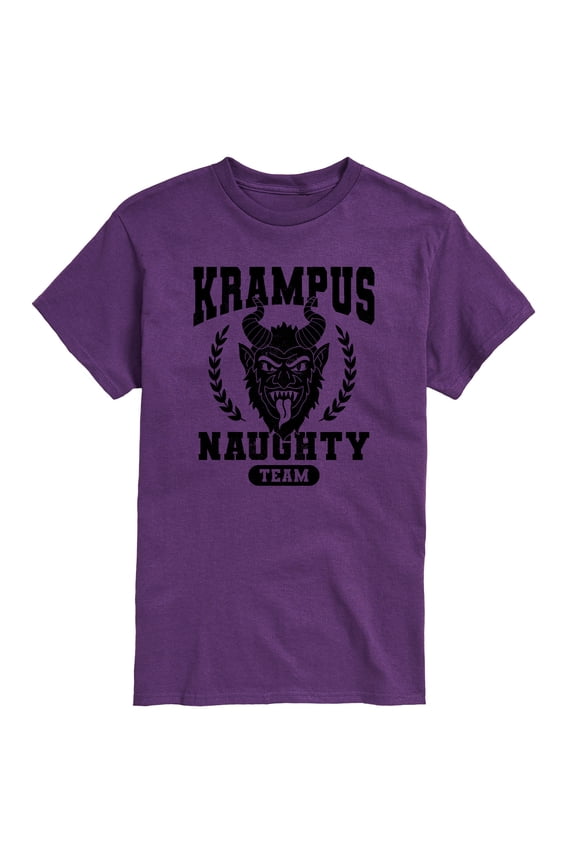 - Krampus Naughty Team - Men's Short Sleeve Graphic T-Shirt