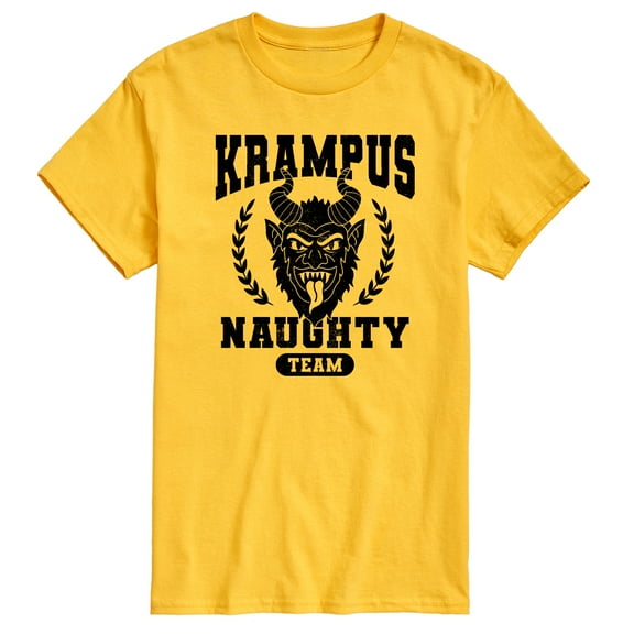 Instant Message - Krampus Naughty Team - Men's Short Sleeve Graphic T-Shirt