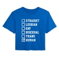 thumbnail image 1 of Instant Message - LGBT Checklist Cropped Graphic T-Shirt, 1 of 4