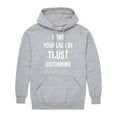 thumbnail image 1 of Instant Message - Lack Of Trust Disturbing - Men's Pullover Hooded Fleece Sweatshirt, 1 of 6