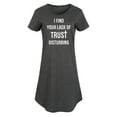 thumbnail image 1 of Instant Message - Lack Of Trust Disturbing - Women's Any Way Dress, 1 of 6