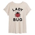 thumbnail image 1 of Instant Message - Lady Bug Oversized Graphic T-Shirt, 1 of 5
