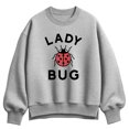 thumbnail image 1 of Instant Message - Lady Bug Oversized Fleece Crew Sweatshirt, 1 of 3
