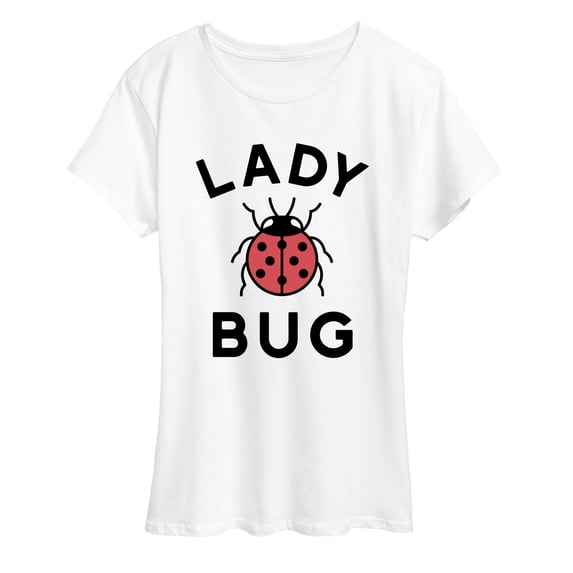 Instant Message - Lady Bug Short Sleeve Graphic T-Shirt