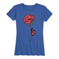 thumbnail image 1 of Instant Message - Ladybug on Poppy - Women's Short Sleeve Graphic T-shirt, 1 of 5