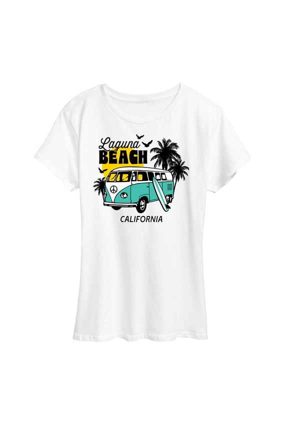 - Laguna Beach California - Women's Short Sleeve Graphic T-Shirt