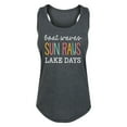 thumbnail image 1 of Instant Message - Lake Days - Women's Racerback Tank, 1 of 5