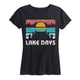 thumbnail image 1 of Instant Message - Lake Days - Women's Short Sleeve Graphic T-Shirt, 1 of 5