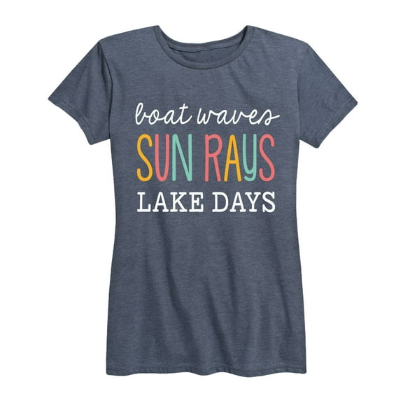 Instant Message - Lake Days - Women's Short Sleeve Graphic T-Shirt