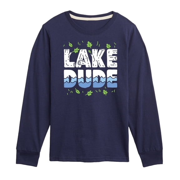 Instant Message - Lake Dude - Toddler & Youth Long Sleeve Graphic T-Shirt