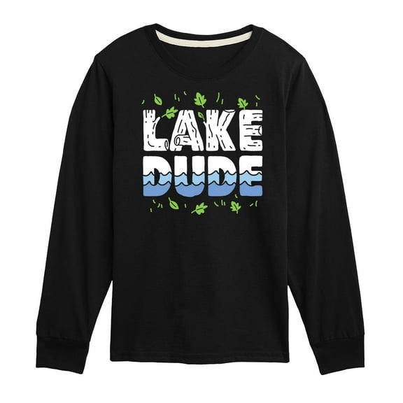 Instant Message - Lake Dude - Toddler & Youth Long Sleeve Graphic T-Shirt