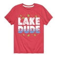 thumbnail image 1 of Instant Message - Lake Dude - Toddler & Youth Short Sleeve Graphic T-Shirt, 1 of 6