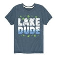 thumbnail image 1 of Instant Message - Lake Dude - Toddler & Youth Short Sleeve Graphic T-Shirt, 1 of 6