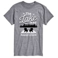 thumbnail image 1 of Instant Message - Lake Happy Place Men's Short Sleeve Graphic T-Shirt, 1 of 5