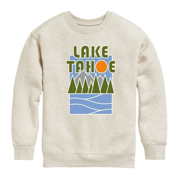 Instant Message - Lake, Tahoe - Toddler & Youth Crewneck Fleece Sweatshirt