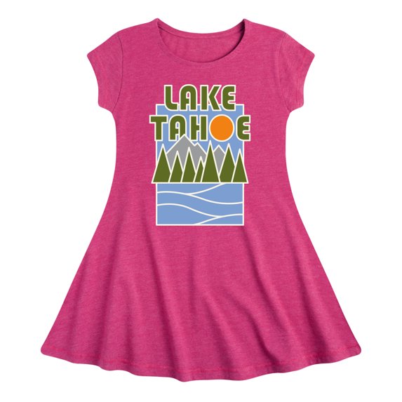 Instant Message - Lake Tahoe - Toddler & Youth Girls Fit & Flare Dress