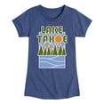 thumbnail image 1 of Instant Message - Lake Tahoe - Toddler & Youth Girls Short Sleeve Graphic T-Shirt, 1 of 6
