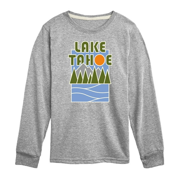Instant Message - Lake, Tahoe - Toddler & Youth Long Sleeve Graphic T-Shirt
