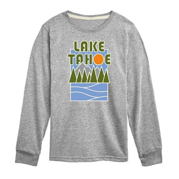 Instant Message - Lake, Tahoe - Toddler & Youth Long Sleeve Graphic T-Shirt