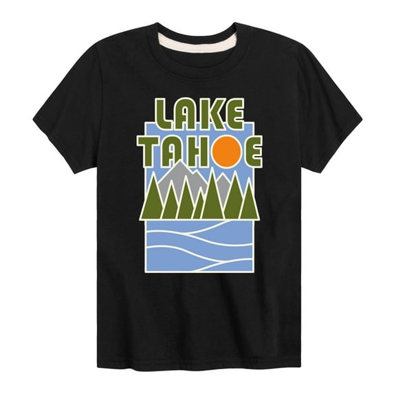 Instant Message - Lake, Tahoe - Toddler & Youth Short Sleeve Graphic T-Shirt