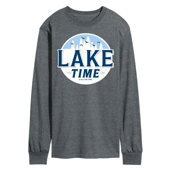 Instant Message - Lake Time - Men's Long Sleeve T-Shirt