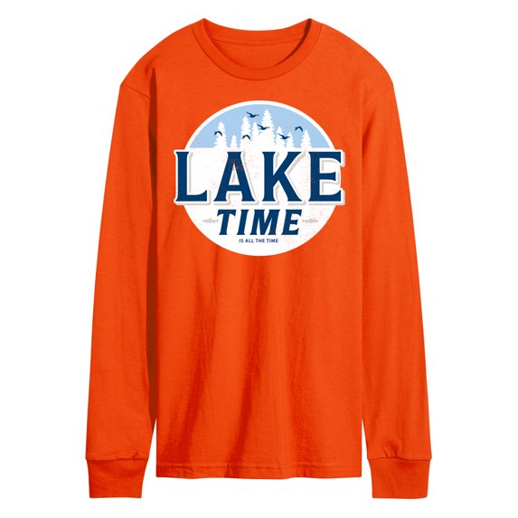 Instant Message - Lake Time - Men's Long Sleeve T-Shirt