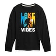 thumbnail image 1 of Instant Message - Sasquatch Lake Vibes Long Sleeve Graphic T-Shirt, 1 of 6