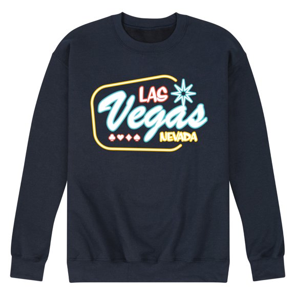 Instant Message - Las Vegas - Men's Crew Neck Fleece Pullover