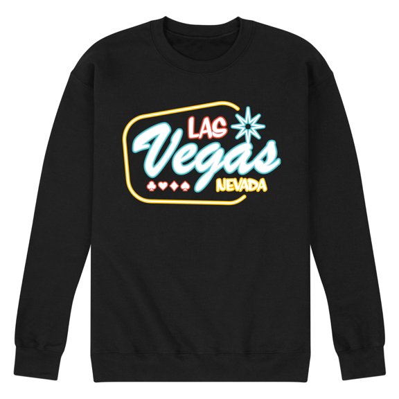 Instant Message - Las Vegas - Men's Crew Neck Fleece Pullover