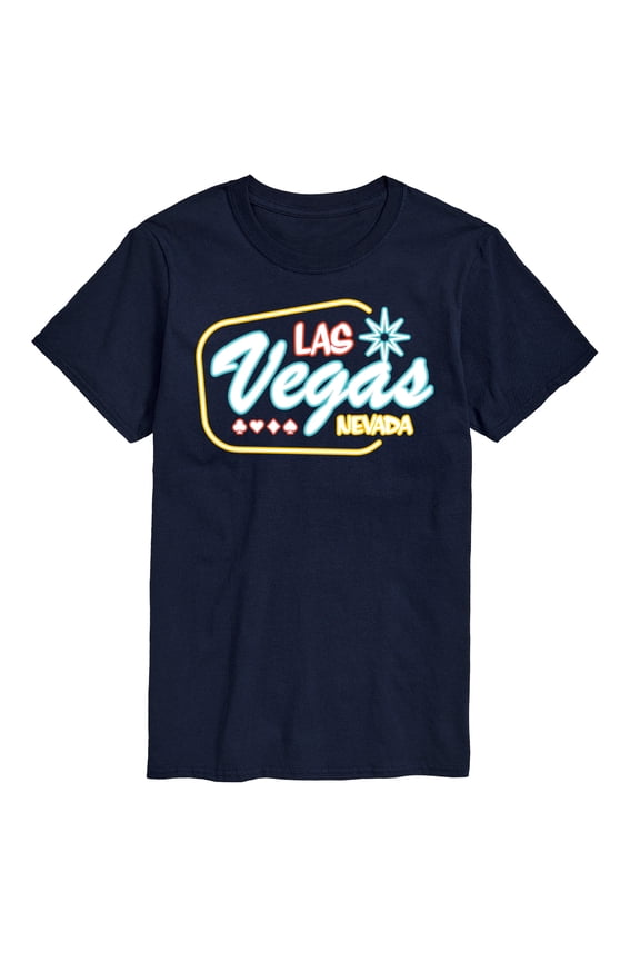 - Las Vegas - Men's Short Sleeve Graphic T-Shirt
