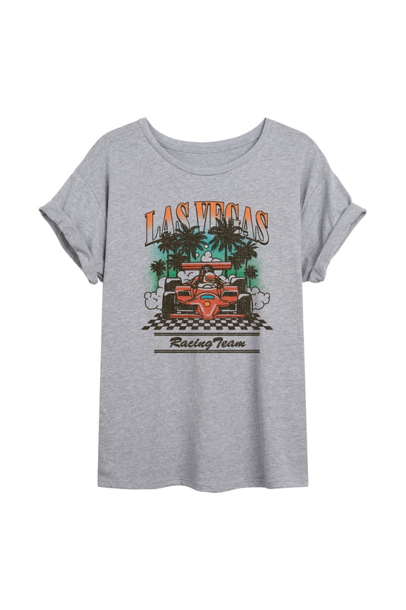 - Las Vegas Racing - Juniors Oversized Graphic T-Shirt