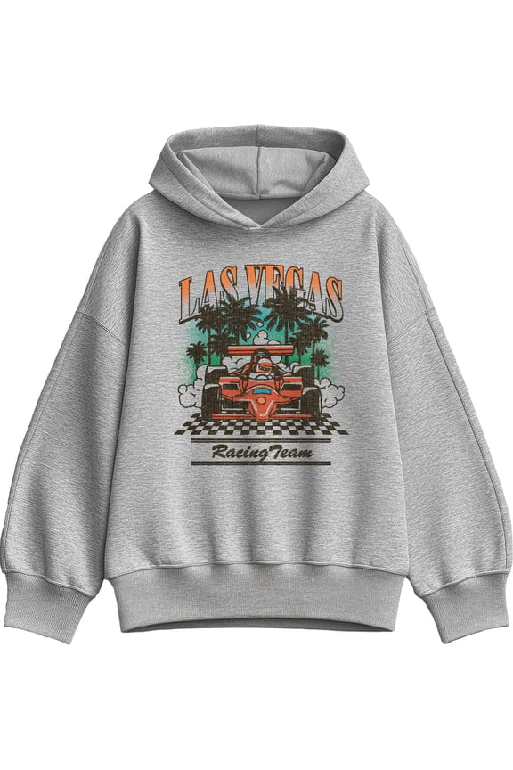 - Las Vegas Racing - Women's Oversized Fleece Hoodie Sweatshirt